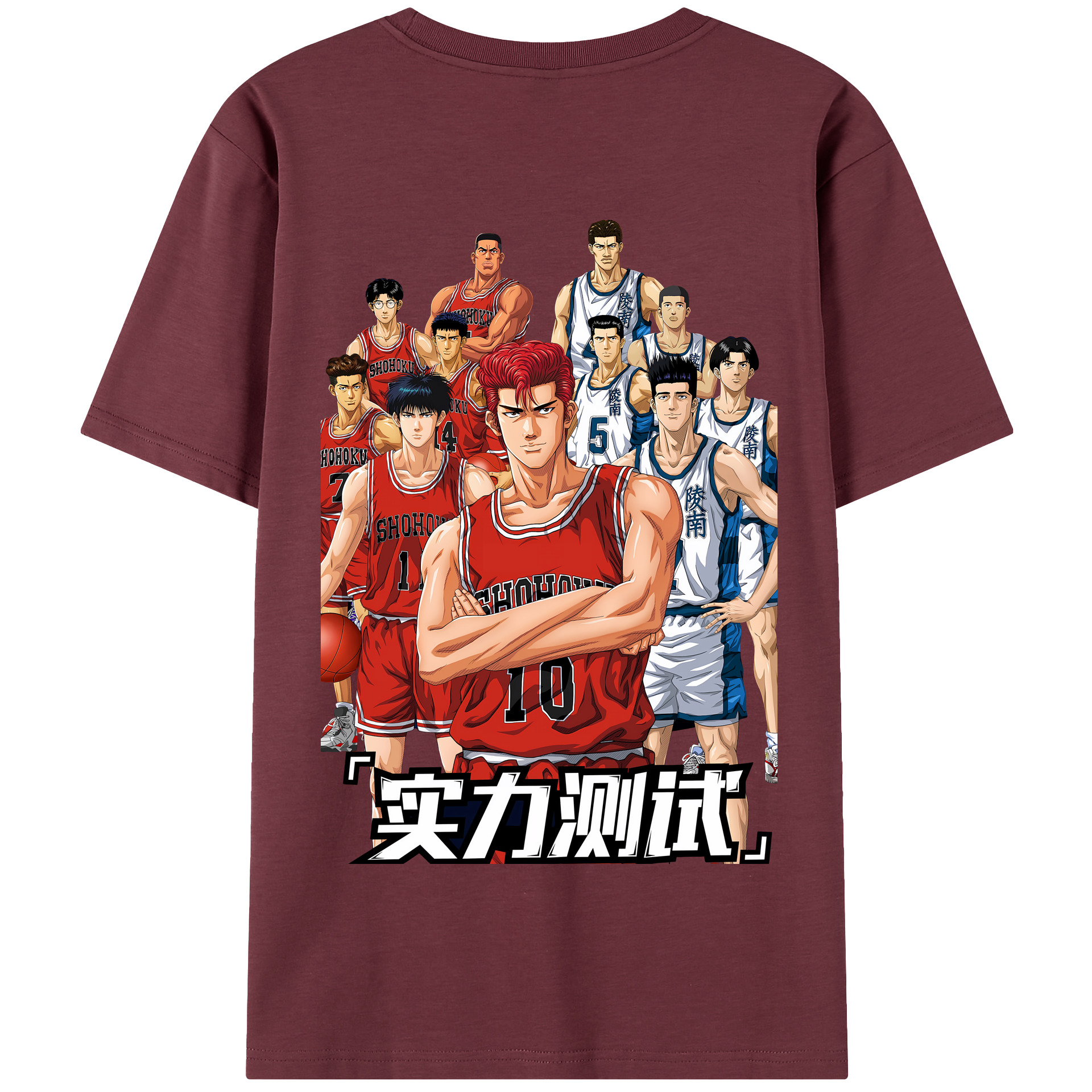 （画像用） SLAM DUNK／スラムダンク 綿100％半袖Tシャツ（背面プリント）